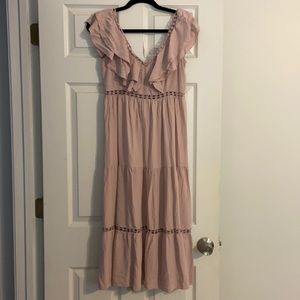 Pink women’s dress, size S